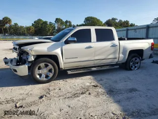 2015 Chevrolet Silverado 1500 LTZ with VIN 3GCPCSEC7FG456683, listed as a Copart auction lot 51583865 with 136,799 mi miles and Non Repairable. Bid and sale history available at carsss.com. Image 1.