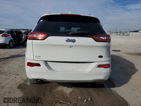 2018 Jeep Cherokee Overland with VIN 1C4PJLJB4JD519608, listed as a Copart auction lot 43204765 with 71,378 mi miles and Salvage title. Bid and sale history available at DreamBid. Image 6.