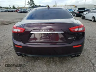 2017 Maserati Ghibli with VIN ZAM57XSA3H1218841, listed as a Copart auction lot 64325043 with 74,702 mi miles. Bid and sale history available at carsss.com. Image 6.
