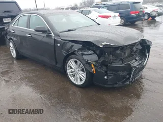 2024 Cadillac CT4 Premium Luxury with VIN 1G6DB5RK3R0106665, listed as a IAAI auction lot 41865633 with 38,920 mi miles. Bid and sale history available at carsss.com. Image 1.