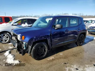 2017 Jeep Renegade Sport with VIN ZACCJAAB5HPF82196, listed as a Copart auction lot 45178115 with 62,450 mi miles and Salvage Title. Bid and sale history available at DreamBid. Image 1.