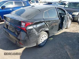 2020 Toyota Prius L Eco with VIN JTDKARFU1L3114502, listed as a IAAI auction lot 41134750 with 62,222 mi miles and . Bid and sale history available at DreamBid. Image 4.