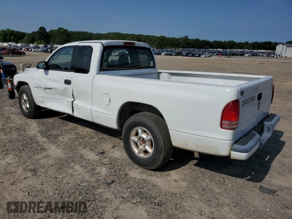 2001 Dodge Dakota z VIN 1B7GL22X21S128774, wystawiony jako Copart lot #58313685 z przebiegiem 167 355 mil mil oraz Czysty tytuł • Clean title. Historia ofert i sprzedaży dostępna na DreamBid. Obrazek 2.