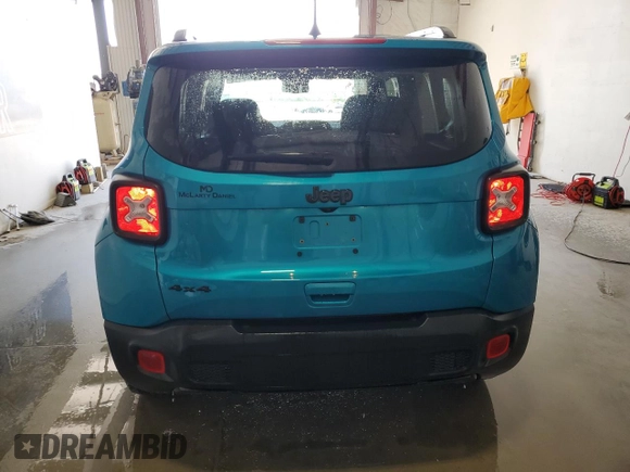 2022 Jeep Renegade Altitude z VIN ZACNJDE1XNPN73059, wystawiony jako Copart lot #56214685 z przebiegiem 56 666 mil mil oraz Szkoda całkowita • Salvage title. Historia ofert i sprzedaży dostępna na DreamBid. Obrazek 6.