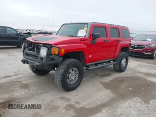 2007 Hummer H3 SUV with VIN 5GTDN13E778150501, listed as a IAAI auction lot 41435427 with 181,185 mi miles. Bid and sale history available at carsss.com. Image 18.