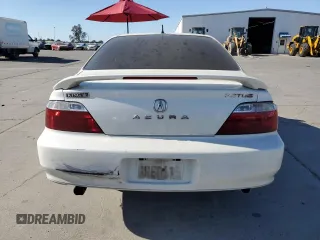 2003 Acura TL Type S w/Navigation System with VIN 19UUA56963A030329, listed as a Copart auction lot 58251334 with 180,159 mi miles and Salvage Title. Bid and sale history available at carsss.com. Image 6.