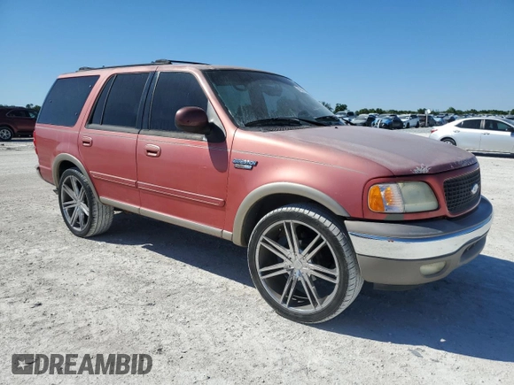 2001 Ford Expedition Eddie Bauer with VIN 1FMRU17W41LB82891, listed as a Copart auction lot 49628365 with 213,712 mi miles and Non repairable. Bid and sale history available at DreamBid. Image 4.