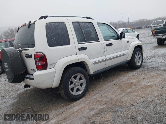 2006 Jeep Liberty Limited with VIN 1J4GL58K66W259083, listed as a IAAI auction lot 41267402 with 106,514 mi miles. Bid and sale history available at carsss.com. Image 4.