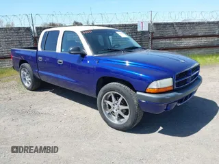 2001 Dodge Dakota Sport with VIN 1B7GL2AX91S137392, listed as a IAAI auction lot 41906615 with 169,808 mi miles. Bid and sale history available at carsss.com. Image 1.