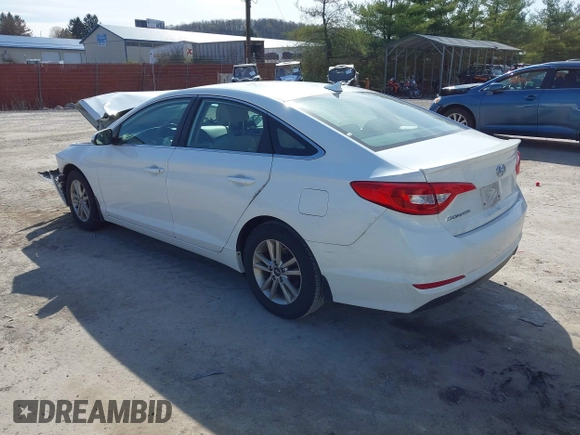 2017 Hyundai Sonata SE with VIN 5NPE24AF9HH438492, listed as a IAAI auction lot 41983658 with 213,159 mi miles and . Bid and sale history available at DreamBid. Image 3.