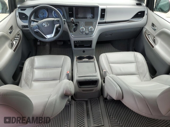 2016 Toyota Sienna XLE with VIN 5TDYK3DC4GS734554, listed as a Copart auction lot 54354815 with 58,506 mi miles and Salvage Title. Bid and sale history available at DreamBid. Image 8.