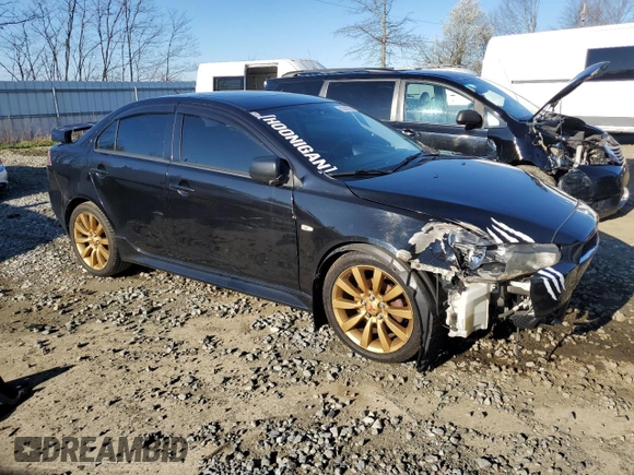 2010 Mitsubishi Lancer GTS with VIN JA32U8FW8AU031934, listed as a Copart auction lot 51247365 with 122,500 mi miles and Salvage Title. Bid and sale history available at carsss.com. Image 4.