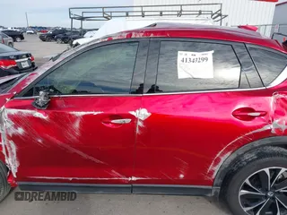 2023 Mazda CX-5 2.5 S Premium Package with VIN JM3KFBDM7P0165741, listed as a IAAI auction lot 41343299 with 35,684 mi miles. Bid and sale history available at carsss.com. Image 15.