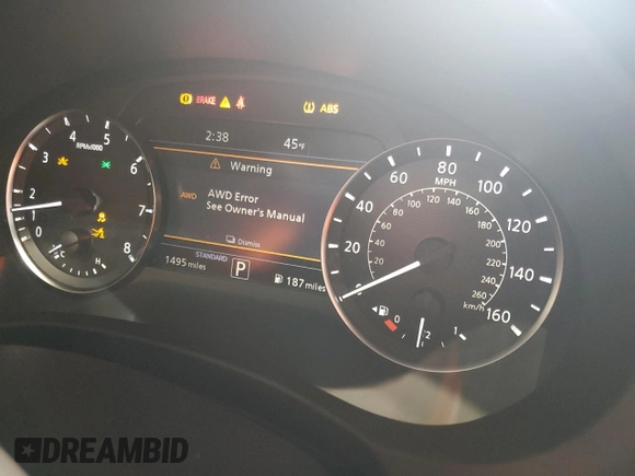 2024 Infiniti QX55 Sensory with VIN 3PCAJ5LR2RF108742, listed as a Copart auction lot 85058984 with 1,495 mi miles and Salvage Title. Bid and sale history available at DreamBid. Image 9.