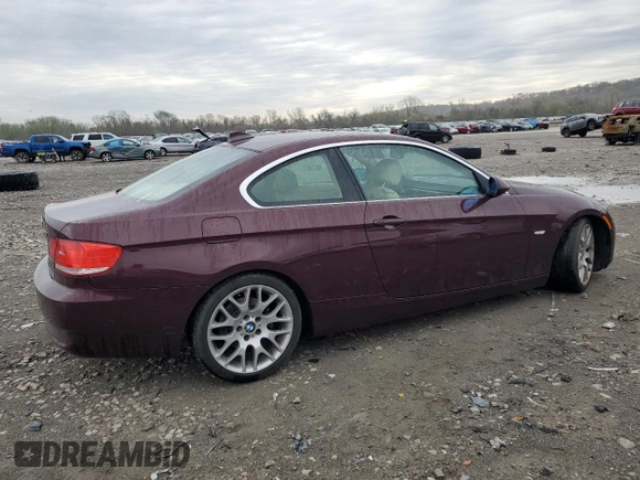 2008 BMW 3 Series 328i with VIN WBAWB33598P134468, listed as a Copart auction lot 51044185 with 100,000 mi miles and Salvage title. Bid and sale history available at DreamBid. Image 3.