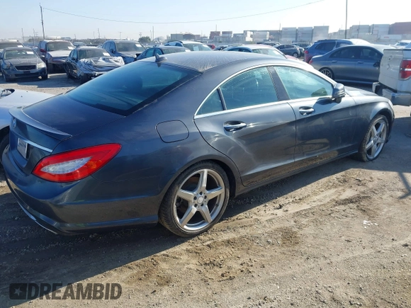 2014 Mercedes-Benz CLS-Class CLS 550 with VIN WDDLJ7DB9EA122846, listed as a IAAI auction lot 41588708 with 52,706 mi miles. Bid and sale history available at carsss.com. Image 4.