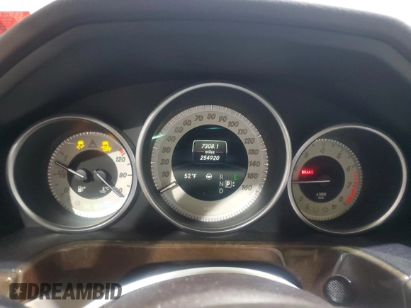 2014 Mercedes-Benz E 350 Luxury with VIN WDDHF8JB8EA937251, listed as a Copart auction lot 49944255 with 254,920 mi miles and Salvage Title. Bid and sale history available at DreamBid. Image 9.