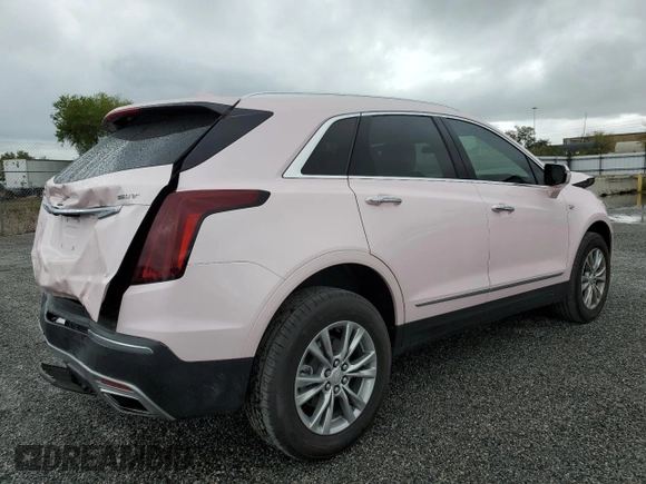 2023 Cadillac XT5 FWD Premium Luxury with VIN 1GYKNCR46PZ159140, listed as a Copart auction lot 45050085 with 28,231 mi miles and Non Repairable. Bid and sale history available at carsss.com. Image 3.