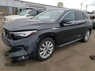2019 Infiniti QX50 LUXE with VIN 3PCAJ5M3XKF127023, listed as a Copart auction lot 48403433 with 50,263 mi miles. Bid and sale history available at carsss.com. Image 1.