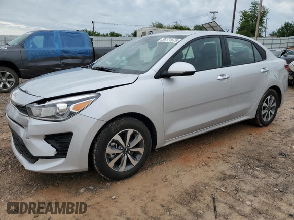 2023 Kia Rio S z VIN 3KPA24AD7PE513688, wystawiony jako Copart lot #54171675 z przebiegiem 14 131 mil mil oraz Szkoda całkowita • Salvage title. Historia ofert i sprzedaży dostępna na DreamBid. Obrazek 1.