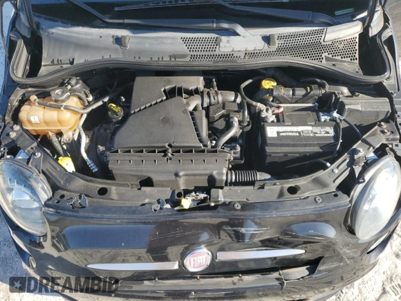 2012 FIAT 500 Pop with VIN 3C3CFFDR0CT340400, listed as a Copart auction lot 48891225 with 59,038 mi miles and Salvage title. Bid and sale history available at DreamBid. Image 11.