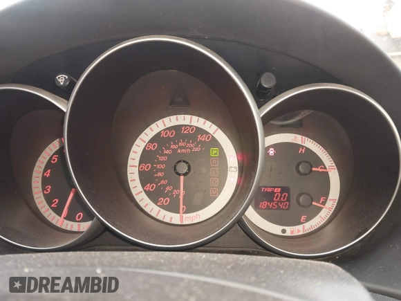 2008 Mazda 3 s GT *Ltd Avail* with VIN JM1BK344381776811, listed as a IAAI auction lot 42033595 with 184,540 mi miles. Bid and sale history available at carsss.com. Image 7.