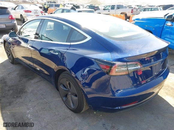 2018 Tesla Model 3 Long Range Battery with VIN 5YJ3E1EA4JF078080, listed as a IAAI auction lot 41688015 with 97,886 mi miles. Bid and sale history available at carsss.com. Image 3.