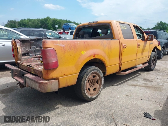 2006 Ford F-150 XLT с VIN 1FTPW14V86FB66569, выставлен на аукционе IAAI как лот 42554627 с пробегом Не указан миль и . История ставок и продаж доступна на DreamBid. Изображение 4.
