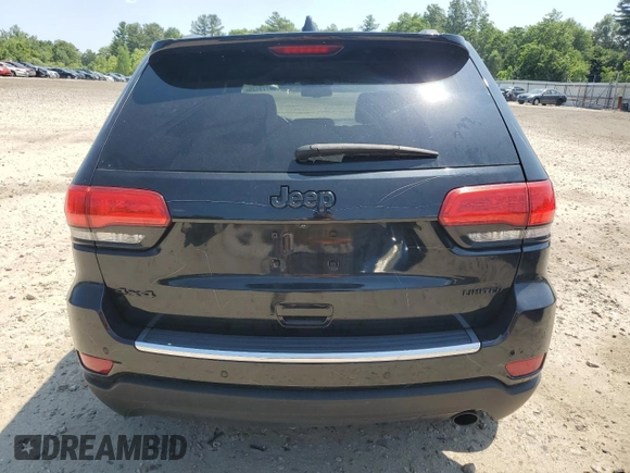 2016 Jeep Grand Cherokee Limited with VIN 1C4RJFBG8GC405467, listed as a Copart auction lot 61723125 with 143,410 mi miles and Salvage title. Bid and sale history available at DreamBid. Image 6.