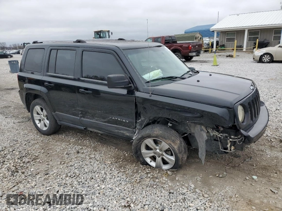 2012 Jeep Patriot Limited with VIN 1C4NJRCB0CD553619, listed as a Copart auction lot 44155385 with 103,485 mi miles and Salvage Title. Bid and sale history available at carsss.com. Image 4.