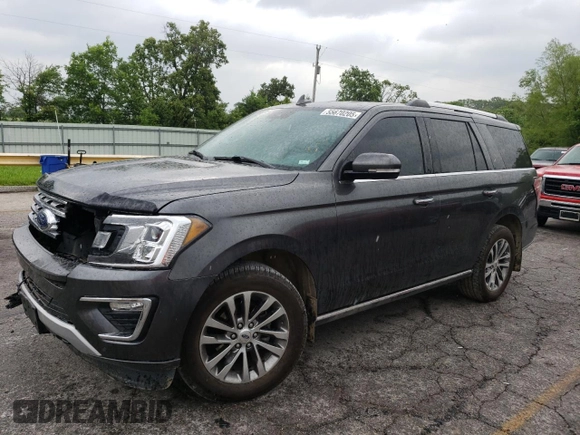 2018 Ford Expedition Limited with VIN 1FMJU2AT5JEA00427, listed as a Copart auction lot 55670205 with 121,842 mi miles and Salvage title. Bid and sale history available at DreamBid. Image 1.