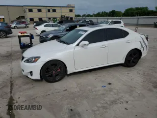 2012 Lexus IS 250 with VIN JTHBF5C25C5183791, listed as a Copart auction lot 54915085 with 170,381 mi miles and Salvage Title. Bid and sale history available at DreamBid. Image 1.