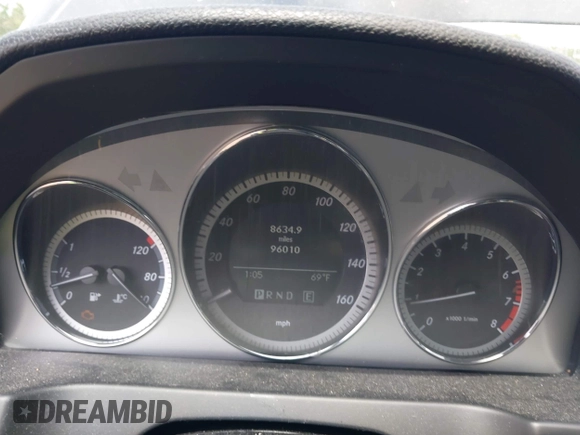 2011 Mercedes-Benz C 300 Sport with VIN WDDGF8BB6BR153397, listed as a IAAI auction lot 42289677 with 96,010 mi miles and . Bid and sale history available at DreamBid. Image 7.