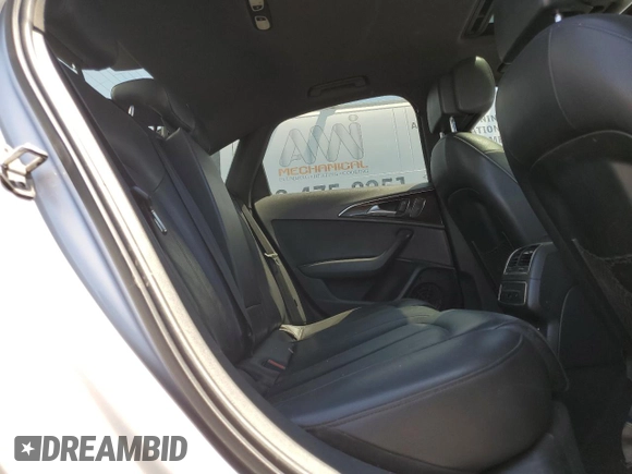 2015 Audi A6 with VIN WAUGFBFC5FN020229, listed as a Copart auction lot 54831315 with Not provided miles and Salvage title. Bid and sale history available at DreamBid. Image 10.