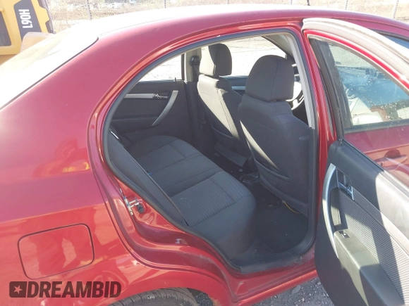 2010 Chevrolet Aveo 1LT with VIN KL1TD5DE5AB097407, listed as a IAAI auction lot 42005256 with 156,440 mi miles and . Bid and sale history available at DreamBid. Image 8.
