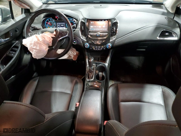 2017 Chevrolet Cruze LT with VIN 1G1BH5SEXH7240935, listed as a Copart auction lot 80716814 with 80,719 mi miles and Salvage Title. Bid and sale history available at carsss.com. Image 8.