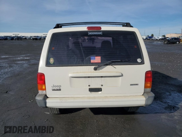 2001 Jeep Cherokee Sport with VIN 1J4FT48S01L622526, listed as a Copart auction lot 45659225 with 171,488 mi miles and Salvage Title. Bid and sale history available at carsss.com. Image 6.