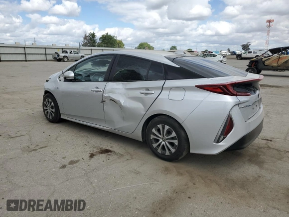 2021 Toyota Prius LE with VIN JTDKAMFP5M3192991, listed as a Copart auction lot 56768095 with 77,515 mi miles and Salvage title. Bid and sale history available at DreamBid. Image 2.