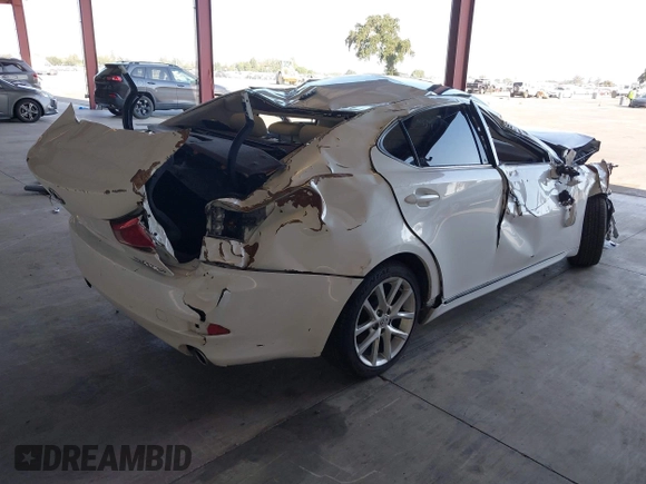2013 Lexus IS 250 with VIN JTHCF5C20D5060860, listed as a IAAI auction lot 42408760 with Not provided miles and . Bid and sale history available at DreamBid. Image 4.