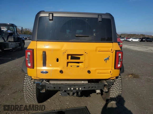 2022 Ford Bronco with VIN 1FMDE5CPXNLA84807, listed as a Copart auction lot 79506224 with 18,470 mi miles and Salvage title. Bid and sale history available at DreamBid. Image 6.