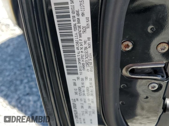 2012 Ram 1500 Big Horn with VIN 1C6RD7LT4CS161784, listed as a Copart auction lot 54168965 with 181,030 mi miles and Salvage Title. Bid and sale history available at carsss.com. Image 13.