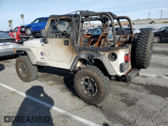2006 Jeep Wrangler SE with VIN 1J4FA29S06P781460, listed as a Copart auction lot 89009625 with Not Provided miles and Salvage Title. Bid and sale history available at carsss.com. Image 2.