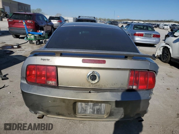 2009 Ford Mustang GT with VIN 1ZVHT82H695123682, listed as a Copart auction lot 53093025 with 182,184 mi miles and Salvage title. Bid and sale history available at DreamBid. Image 6.