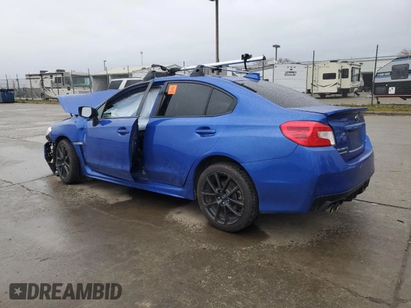 2021 Subaru WRX Premium with VIN JF1VA1C66M9818199, listed as a Copart auction lot 44998575 with 0 mi miles and Salvage Title. Bid and sale history available at carsss.com. Image 2.