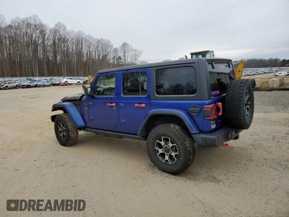 2020 Jeep Wrangler Unlimited Recon with VIN 1C4HJXFN4LW178832, listed as a Copart auction lot 71918762 with Not provided miles and Salvage title. Bid and sale history available at DreamBid. Image 2.