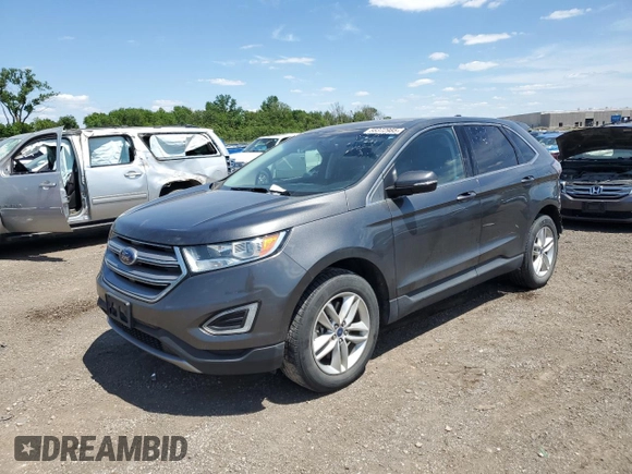 2016 Ford Edge SEL z VIN 2FMPK4J80GBC17489, wystawiony jako Copart lot #58372985 z przebiegiem 131 423 mil mil oraz Szkoda całkowita • Salvage title. Historia ofert i sprzedaży dostępna na DreamBid. Obrazek 1.