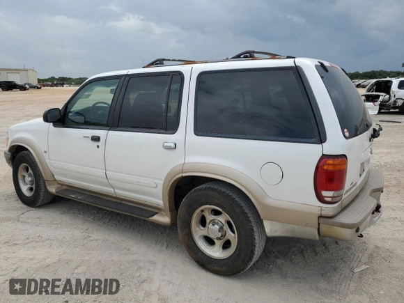 2000 Ford Explorer Eddie Bauer z VIN 1FMDU84P6YUA66404, wystawiony jako Copart lot #60629244 z przebiegiem 259 086 mil mil oraz Szkoda całkowita • Salvage title. Historia ofert i sprzedaży dostępna na DreamBid. Obrazek 2.