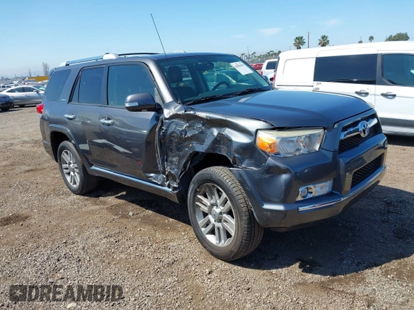 2010 Toyota 4Runner Trail with VIN JTEBU5JR7A5025985, listed as a IAAI auction lot 42002858 with 161,392 mi miles and . Bid and sale history available at DreamBid. Image 1.