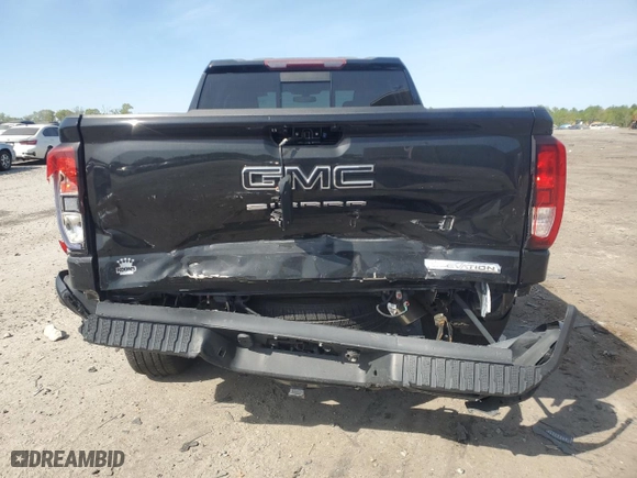 2021 GMC Sierra 1500 Elevation with VIN 3GTU9CED1MG194172, listed as a Copart auction lot 53907645 with 68,632 mi miles and Salvage Title. Bid and sale history available at carsss.com. Image 6.
