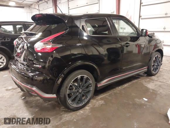 2015 Nissan Juke S with VIN JN8AF5MV8FT561077, listed as a IAAI auction lot 42041863 with 80,032 mi miles and . Bid and sale history available at carsss.com. Image 4.